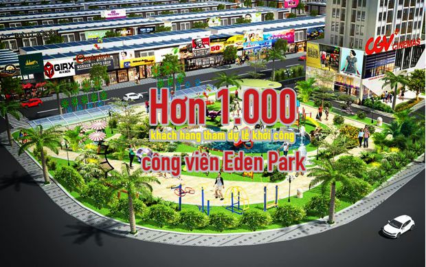 Hơn 1.000 khách hàng tham dự lễ khởi công công viên Eden Park
