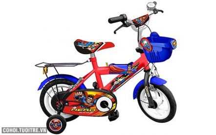 Xe đạp cho bé Nhựa Chợ Lớn M1259 X2B, 12 inch