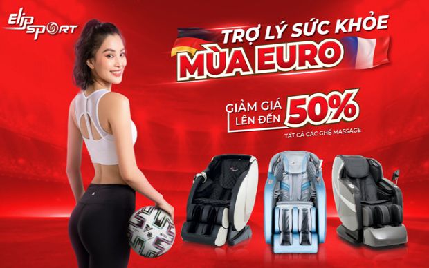 Thưởng thức trọn vẹn mùa EURO với ghế massage ELIP giảm đến 50%