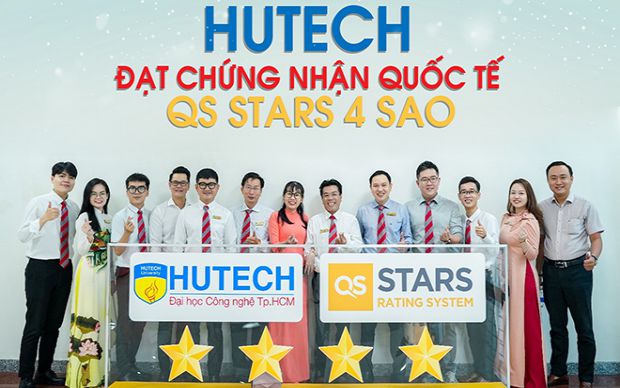 HUTECH đạt chứng nhận quốc tế QS Stars 4 Sao