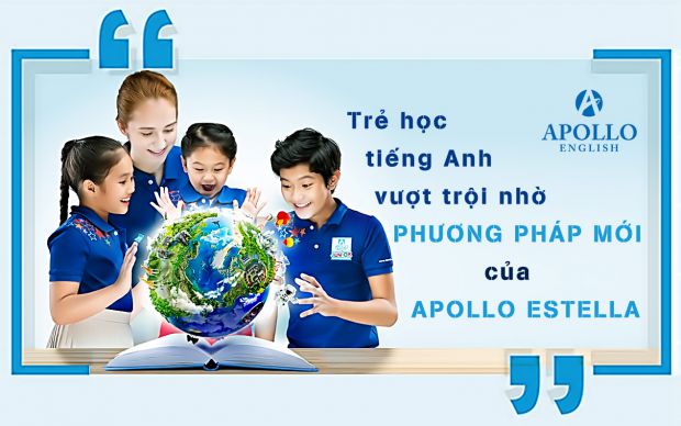 Trẻ học tiếng Anh vượt trội nhờ phương pháp mới của Apollo Estella