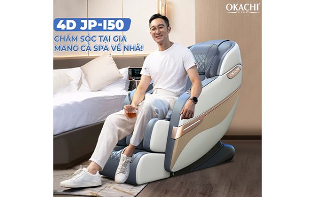 OKACHI - Ghế massage toàn thân 4D JP-I50 (Cao cấp)