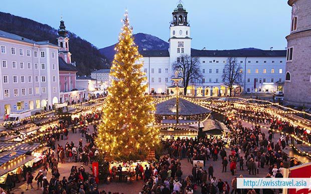 Thụy Sĩ, Áo, Séc, Hungary - Tham quan các chợ Giáng sinh