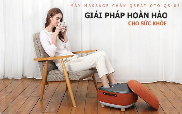 Nhận xét về máy massage chân QSeat OTO QS-88 màu cam