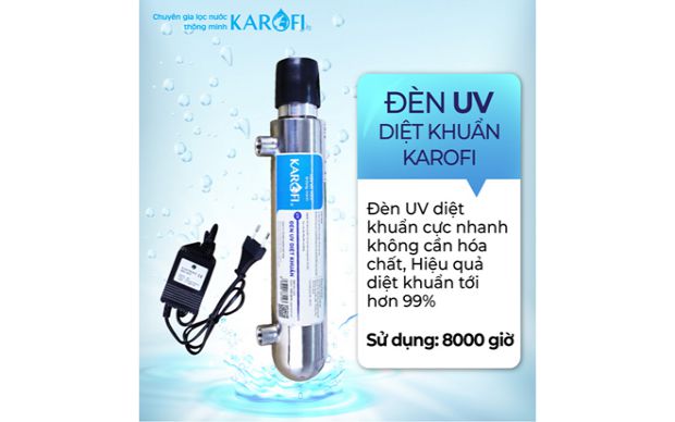 Thay đèn UV diệt khuẩn cho máy RO KAROFI
