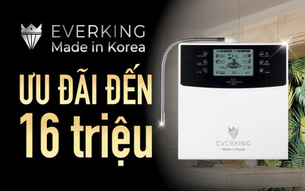 Ra mắt máy lọc nước điện giải EVERKING EK-99 - Made in Korea, ưu đãi 16 triệu