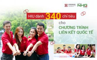 HIU dành 340 chỉ tiêu cho chương trình liên kết quốc tế