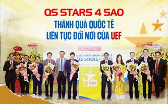 QS STARS 4 Sao - Thành quả quốc tế liên tục đổi mới của UEF