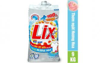 Bột giặt Lix Extra hương hoa 9Kg khuyến mãi 159 ngàn