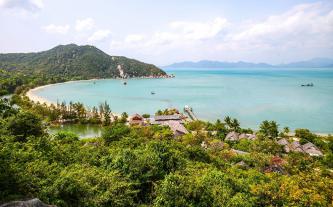 Ảnh: Chốn xanh bình yên giữa vịnh Ninh Vân - Nơi lãng mạn ngắm hoàng hôn dần buông