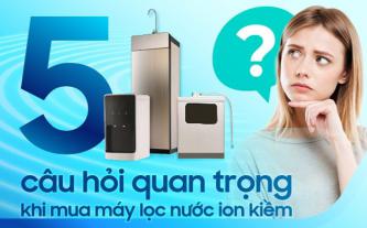 Những lưu ý giúp bạn mua được máy lọc nước điện giải ion kiềm ′đúng chuẩn′