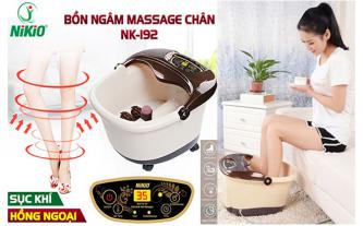 Bồn ngâm chân massage tự động Nhật Bản Nikio NK-192 – 4in1