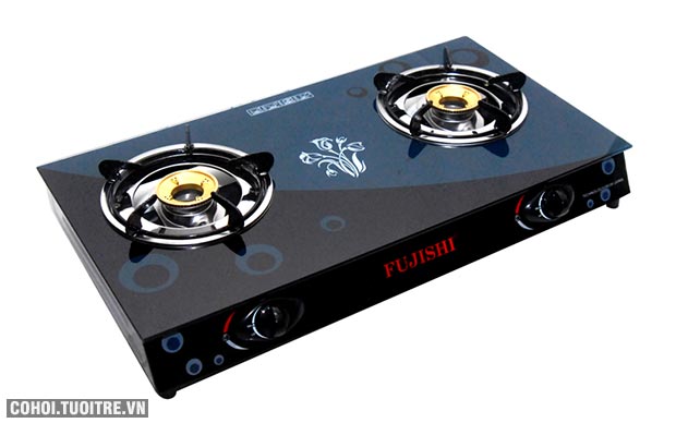 Bếp gas chén đồng kính cường lực Fujishi FM-H10-D