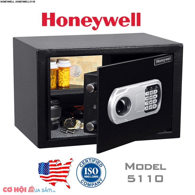 Két sắt khóa điện tử an toàn Honeywell 5110