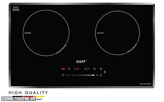 Bếp đôi điện từ Kaff KF-3850SL nhập khẩu từ Đức