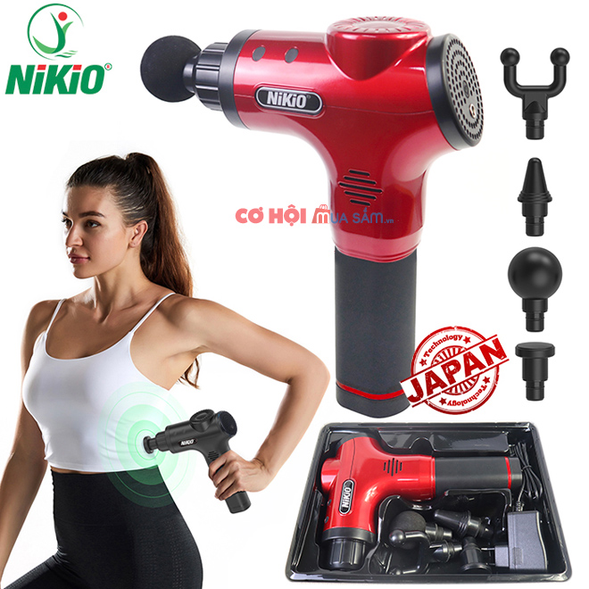 Máy massage cầm tay pin sạc giá rẻ Nikio NK-170A