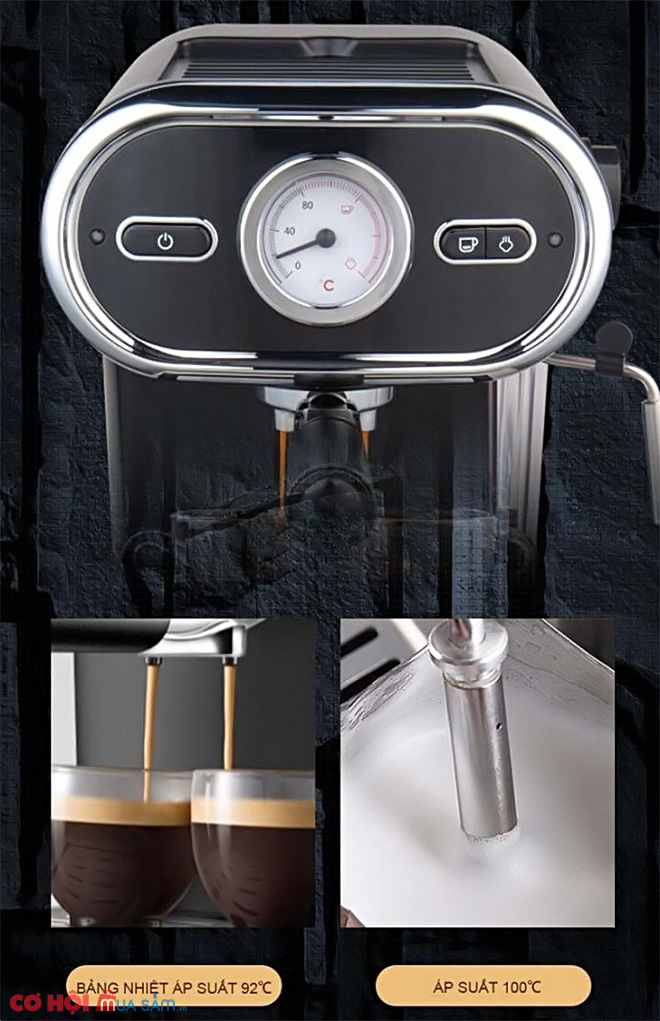 Máy pha cà phê Espresso Tiross TS6211