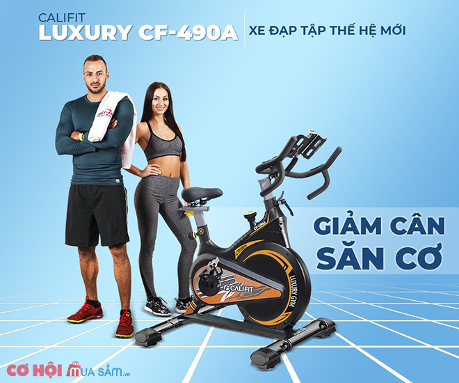 Xe đạp tập thể dục Califit Luxury CF-490A cao cấp