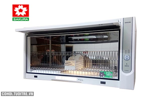 Máy sấy chén tự động loại treo tủ bếp SAKURA Q-7565WXL