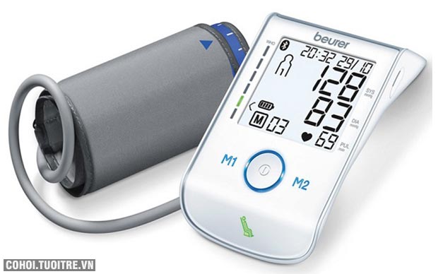 Máy đo huyết áp bắp tay Bluetooth Beurer BM85