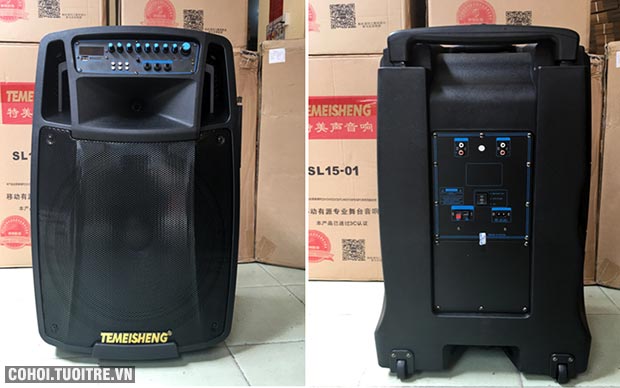 Loa vali kéo di động bluetooth karaoke Temeisheng SL15-01