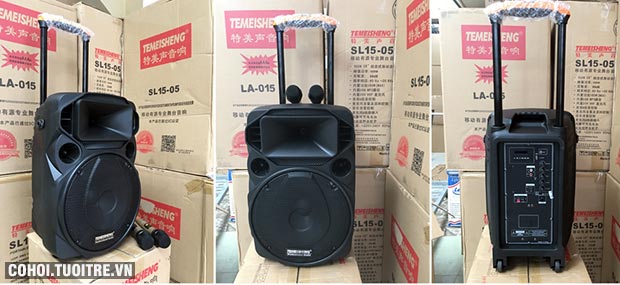 Loa vali kéo di động Bluetooth karaoke Temeisheng A12-21