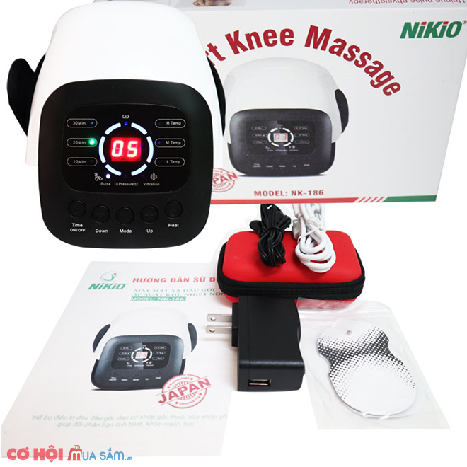 Máy massage đầu gối Nhật Bản Nikio NK-186 - Dòng cao cấp