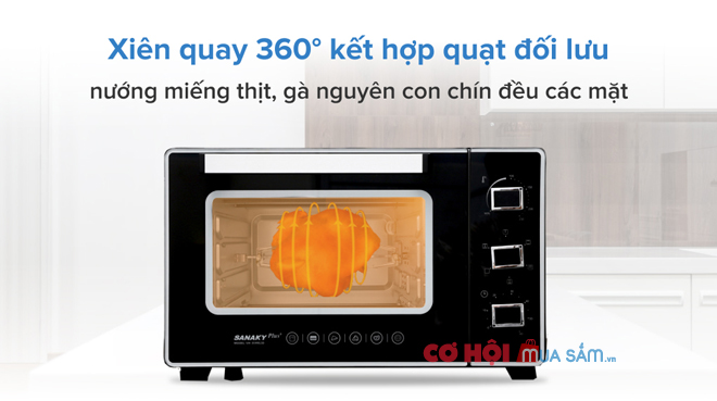 Lò nướng Sanaky VH-3599S2D 35 lít