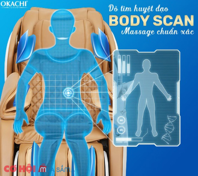 Ghế massage toàn thân OKACHI Star JP-I60