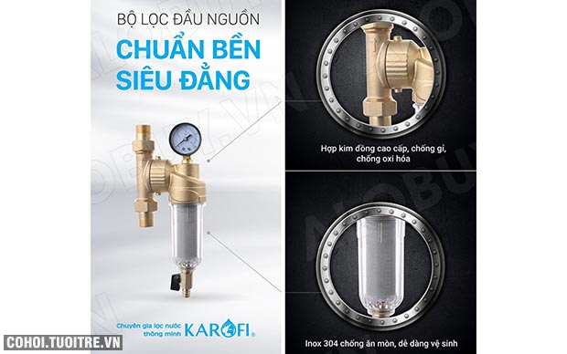 Bộ lọc nước đầu nguồn KAROFI K4A101 - Ảnh 5